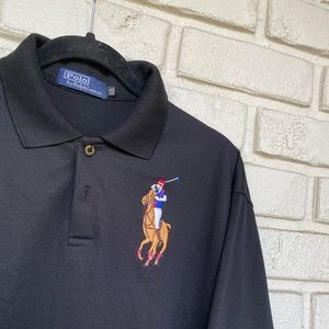 Polo Ralph Lauren Long sleeve Mens Black #4 4xl